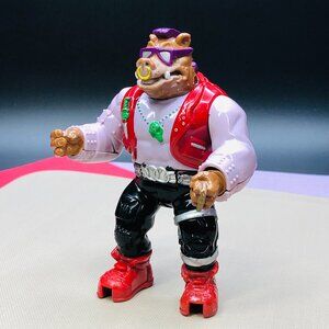 Vintage 1992 MUTATIN' BEBOP Teenage Mutant Ninja Turtles Action Figure: Villain